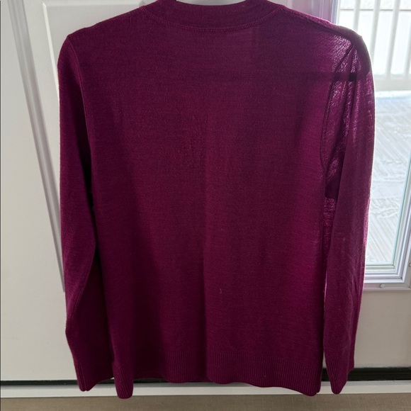 Tory Burch Cardigan Sweater light weight 100% merino wool - Picture 2 of 4